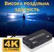 HDMI Комутатор | світч на 4 порти Addap HVS-04, чотиринаправлений відео перемикач 4К, з підтримкою ARC, Black 0176 фото 3