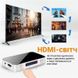 HDMI коммутатор | свитч на 4 порта Addap HVS-06, четырехнаправленный видео переключатель, 4К, Серый 7808 фото 5