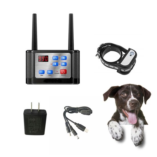 Беспроводной электронный забор для собак + электронный ошейник для дрессировки 2 в 1 iPets WDF-886 7577 фото