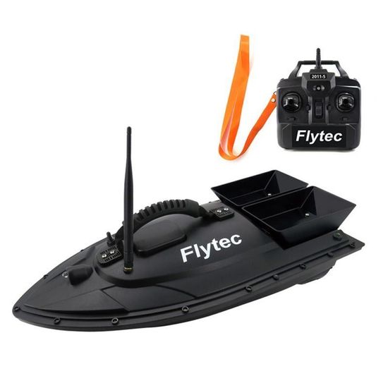 Кораблик для підгодовування риби Flytec HQ2011 з пультом радіоуправління, чорний 7344 фото