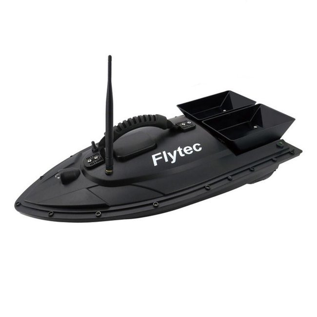Кораблик для підгодовування риби Flytec HQ2011 з пультом радіоуправління, чорний 7344 фото