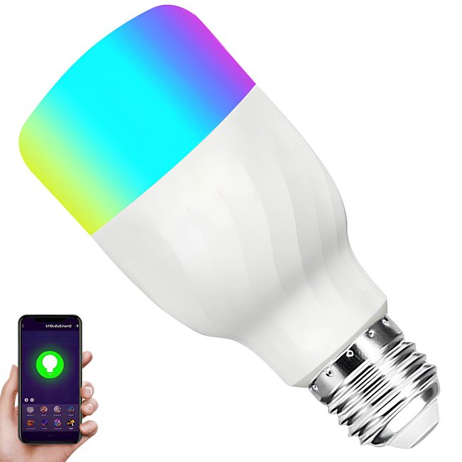 Розумна світлодіодна WiFi LED лампочка USmart Bulb-01w, смарт-лампа з підтримкою Tuya, Android/iOS 7722 фото