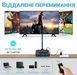 HDMI Коммутатор Addap HVS-10 3x1, переключатель HDMI 3 в 1, switch для видеосигнала 4K 60Hz, HDMI 2.0, HDCP 2.2, пульт ДУ 0201 фото 7