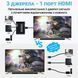 HDMI Коммутатор Addap HVS-10 3x1, переключатель HDMI 3 в 1, switch для видеосигнала 4K 60Hz, HDMI 2.0, HDCP 2.2, пульт ДУ 0201 фото 8