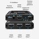 HDMI Коммутатор Addap HVS-10 3x1, переключатель HDMI 3 в 1, switch для видеосигнала 4K 60Hz, HDMI 2.0, HDCP 2.2, пульт ДУ 0201 фото 3