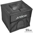 Переносной фотобокс с LED подсветкой Andoer LB-01 | лайтбокс для предметной съемки, 55см