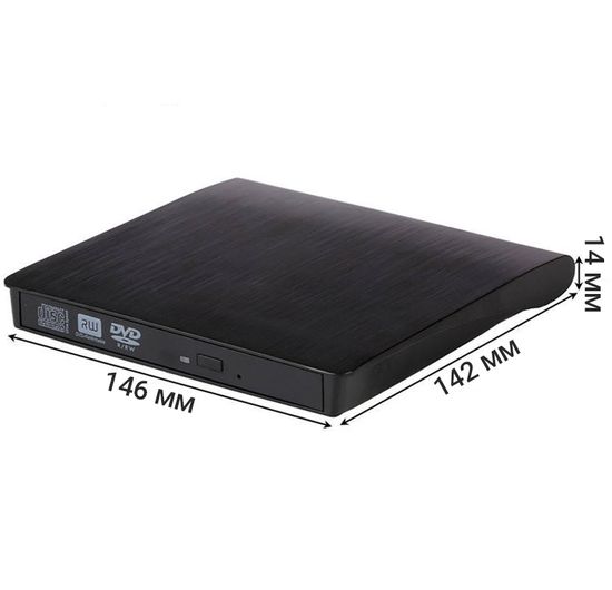Зовнішній USB 3,0 оптичний дископривід Addap EDB-01| портативний дисковод DVD-RW CD-RW 7764 фото