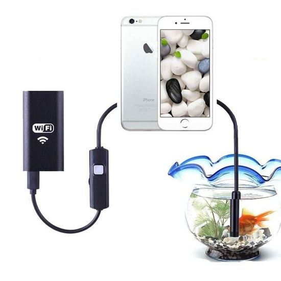 Беспроводной wifi эндоскоп для смартфона Digital LIon ES-8, 2 Мп, 1 метр, 8 мм диаметр, 500 мАч 3859 фото