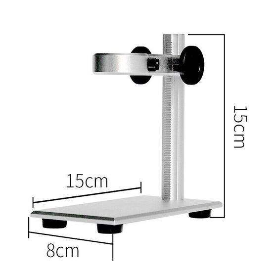 Штатив для мікроскопа універсальний, алюмінієвий, з регулюванням по висоті 5765 фото