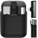 Бездротова петлична система мікрофона для Lightning пристроїв Savetek P35, з зарядним кейсом, 2.4 ГГц, для Apple iPhone, iPad, до 20 м, Чорний 1031 фото 1