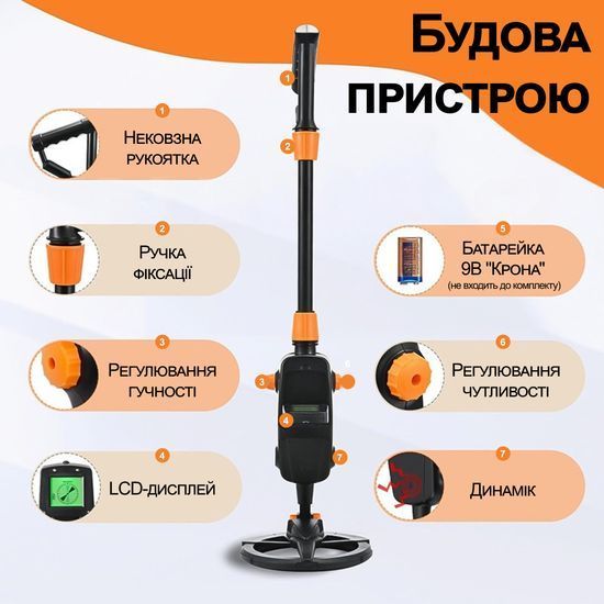 Дитячий металошукач Kkmoon MD1008A 7318 фото
