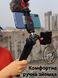 Гнучкий штатив восьминіг з тримачем для смартфона та гвинтом для камери Andoer TR-03f, прогумований настільний трипод, 28 см, Чорний 0246 фото 8