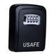 Антивандальный наружный мини сейф для ключей uSafe KS-04, с кодовым замком, настенный, Черный 7532 фото 4