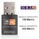 Двохдіапазонний WiFi адаптер з USB підключенням Addap UWA-01 | 2,4 ГГц/5 ГГц, 600 Мбіт/с 7765 фото 6
