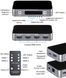 HDMI Комутатор | світч на 4 порти Addap HVS-04, чотиринаправлений відео перемикач 4К, з підтримкою ARC, Silver 7766 фото 3