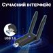 Двохдіапазонний USB Wi-Fi адаптер 2.4/5GHz Addap UWA-05 | бездротова мережева карта 1300 Mbps 0204 фото 9