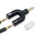 Розгалужувач для навушників і мікрофону Addap AJA-03, 3,5 мм Jack 3-pin на 4-pin | Аудіоадаптер, спліттер