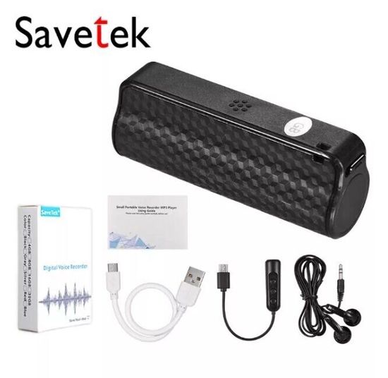 Мини диктофон Savetek 1000 с магнитом, с голосовой активацией записи 8gb (600 часов работы) 7115 фото