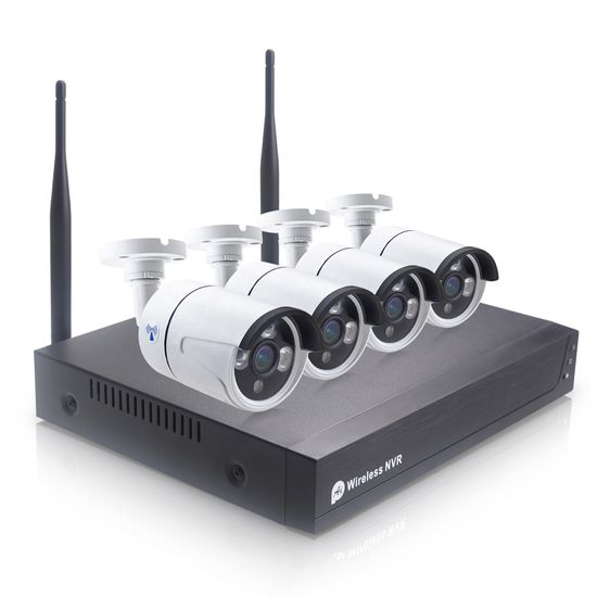 Беспроводной WiFi комплект видеонаблюдения на 4 камеры USmart ICK-01w, поддержка умного дома Tuya, 2 Мп, FullHD 7726 фото