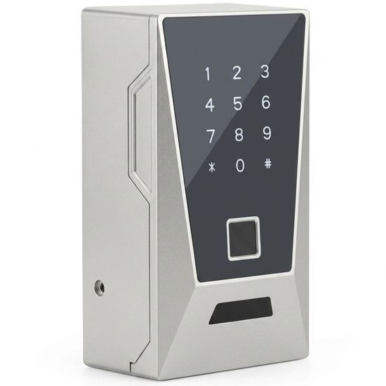 Умный Wi-Fi сейф для ключей uSafe KS-12w с биометрическим сканером, NFC, PIN-кодом и защитой IPX5, Серый 1391 фото