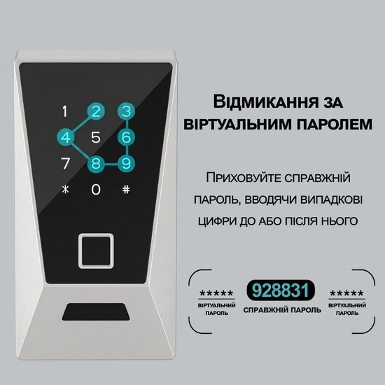 Умный Wi-Fi сейф для ключей uSafe KS-12w с биометрическим сканером, NFC, PIN-кодом и защитой IPX5, Серый 1391 фото