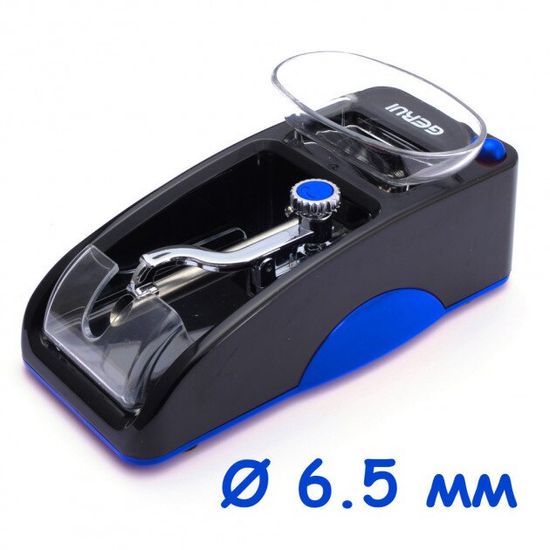 Електрична машинка для набивання сигарет Gerui GR-12 SLIM ,Ø 6,5 мм, Синя 7210 фото