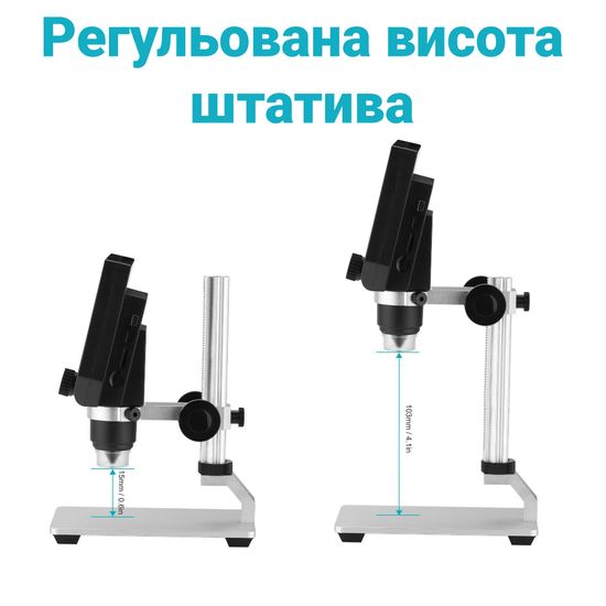Цифровий електронний мікроскоп з 4,3 "LCD екраном GAOSUO M-600 c збільшенням 600 X 3682 фото