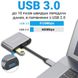 4в1: мультифункціональний адаптер USB Type-C для ноутбука Addap MH-02: HDMI + VGA + USB 3,0 + USB-C PD 7768 фото 4