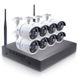 Беспроводной WiFi комплект видеонаблюдения на 8 камер USmart ICK-02w, охранная система для умного дома, поддержка Tuya, FullHD 7727 фото 2