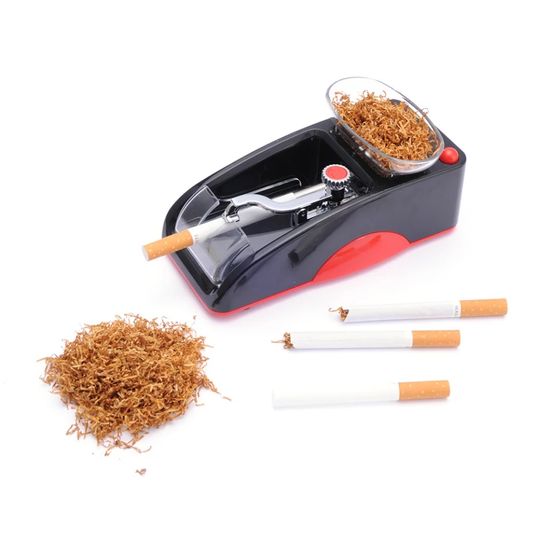 Електрична машинка для набивання сигарет Gerui GR-12 SLIM ,Ø 6,5 мм, червона 7209 фото