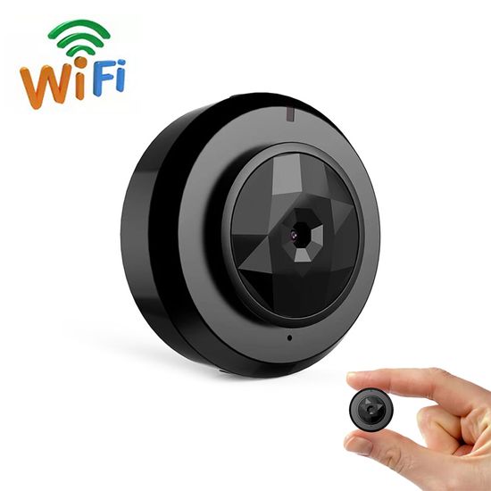 Wi-Fi мини камера видеонаблюдения Camsoy C6, iPhone & Android, черная 7154 фото