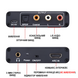 HDMI ARC аудіо екстрактор Addap HAE-04, конвертер звуку з HDMI на RCA / Toslink (SPDIF) / Coaxial / AUX 3.5 мм для ТВ, саундбарів та підсилювачів 1313 фото 4