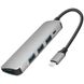 USB Type-C разветвитель | хаб на 4 порта USB 3,0 + MicroUSB для ноутбука Addap MH-03 7769 фото 1