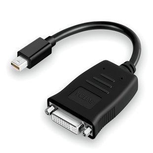 Адаптер, конвертер відеосигналу з Mini Display Port на DVI Addap MDP2DVI-01, перехідник для ноутбука, проектора, телевізора, FullHD 1080P