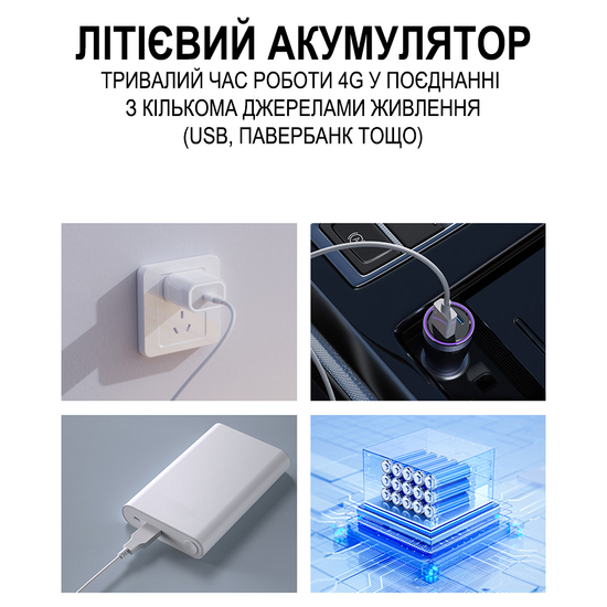 Автономна 4G міні камера відеоспостереження Camsoy T9G5, з акумулятором, до 30 днів роботи з PIR датчиком руху, 1080P FullHD 1147 фото