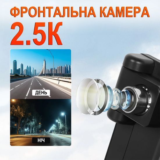 Автомобільний дисплей CarPlay з камерою заднього виду 15м Podofo A3782 8", бездротовий Apple CarPlay та Android Auto, монітор з відеореєстратором, Bluetooth, FM, AUX 1354 фото