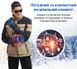 Зимові лижні рукавиці з двостороннім підігрівом uWarm GA800A, з регулюванням температури, до 6 годин, 4000mAh, сині, M 0161 фото 6