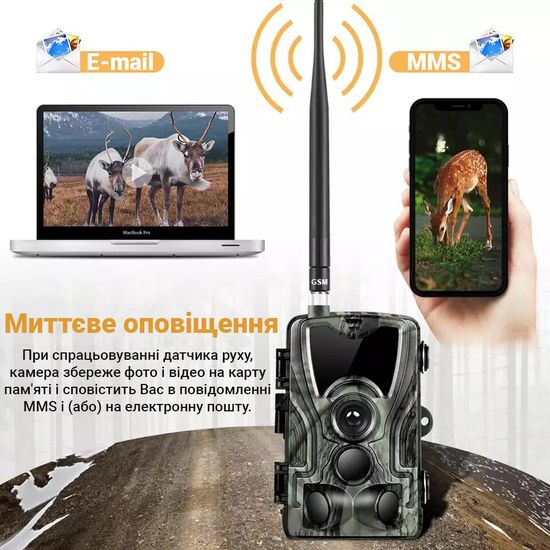 Фотоловушка, охотничья камера Suntek HC-801G, 3G, SMS, MMS 7203 фото