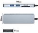 Мультипортовий USB-C хаб - розгалужувач для ноутбука Addap MH-11 | Адаптер 5в1: USB 3.0/USB-C/SD/MicroSD 0033 фото 3