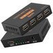 Активный HDMI разветвитель на 4 порта Addap HVS-02, четырехнаправленный видео сплиттер 4К 7583 фото 2