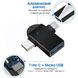Двойной OTG адаптер USB 3.0 на Type-C + MicroUSB, переходник для смартфона/ноутбука Addap UA2MIX-01, 5 Гбит/с 0124 фото 4