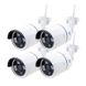 Беспроводной WiFi комплект видеонаблюдения на 4 камеры с монитором USmart ICK-03w, поддержка Tuya, 2 Мп, FullHD 7729 фото 4
