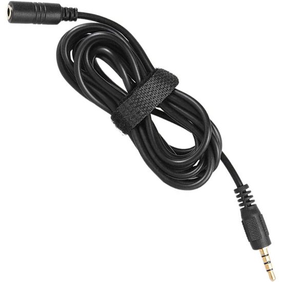 Аудио-кабель удлинитель 3,5мм Male - 3,5мм Female (4-pin) для микрофона и наушников Andoer ECM-01 0079 фото