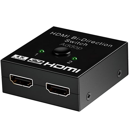 HDMI розгалужувач двонаправлений Bi-Direction Switch на 2 порти Addap HVS-03 | перемикач + комутатор 2 в 1 7584 фото