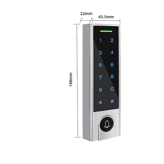 Умная биометрическая панель доступа с Bluetooth и сканером отпечатка пальца USmart AC-01b, поддержка Tuya, iOS/Android 7731 фото