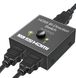 HDMI розгалужувач двонаправлений Bi-Direction Switch на 2 порти Addap HVS-03 | перемикач + комутатор 2 в 1 7584 фото 1