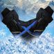 Зимние перчатки с подогревом лыжные uWarm GF0126H на батарейках, размер L, синие 7634 фото 8