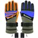Зимние перчатки с подогревом лыжные uWarm GF0126H на батарейках, размер L, синие 7634 фото 1