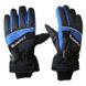 Зимние перчатки с подогревом лыжные uWarm GF0126H на батарейках, размер L, синие 7634 фото 3