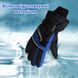 Зимові рукавички з підігрівом лижні uWarm GF0126H на батарейках, розмір L, сині 7634 фото 6